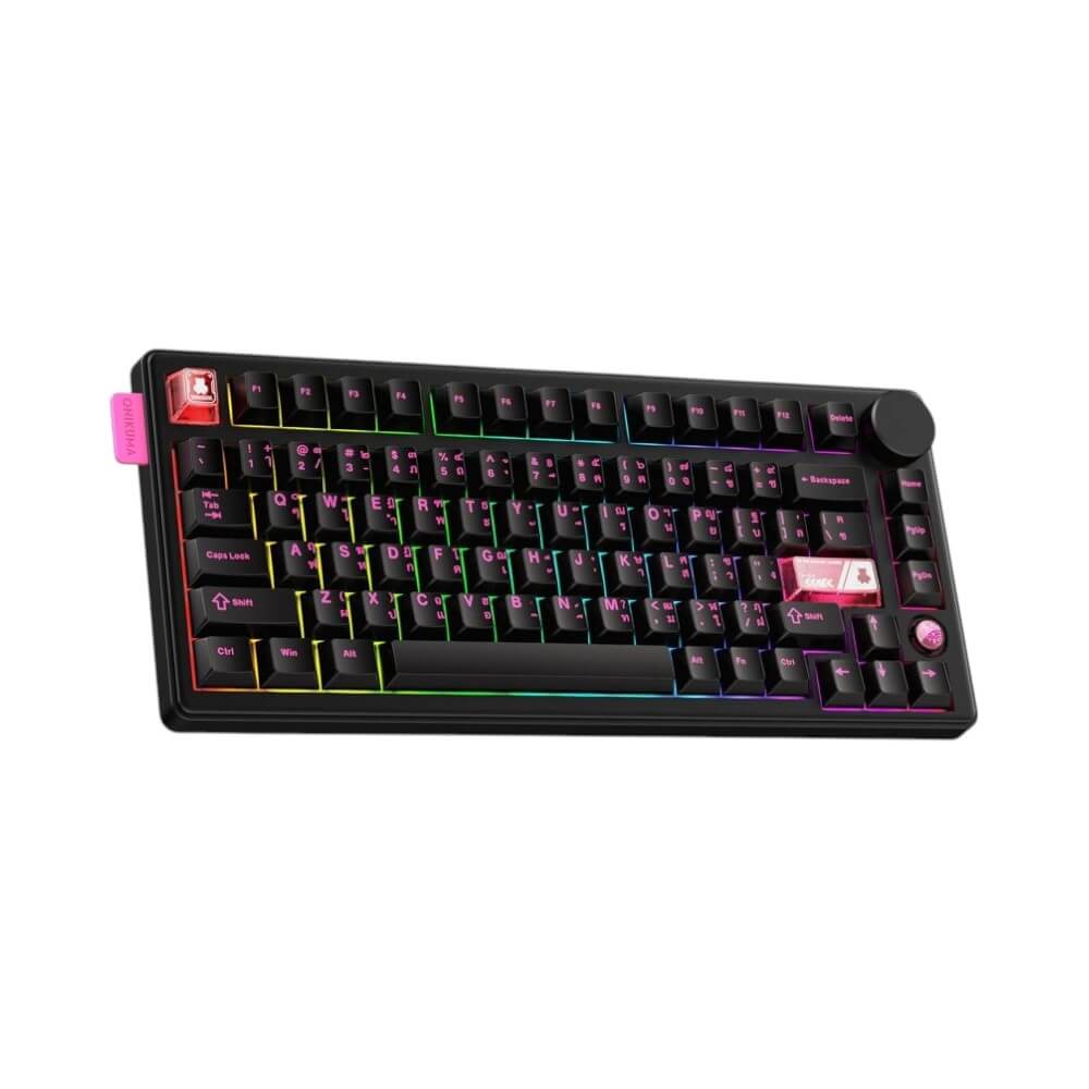 คีย์บอร์ดเกมมิ่ง ONIKUMA HANE 81-KEYS THREE MODES - สีดำ